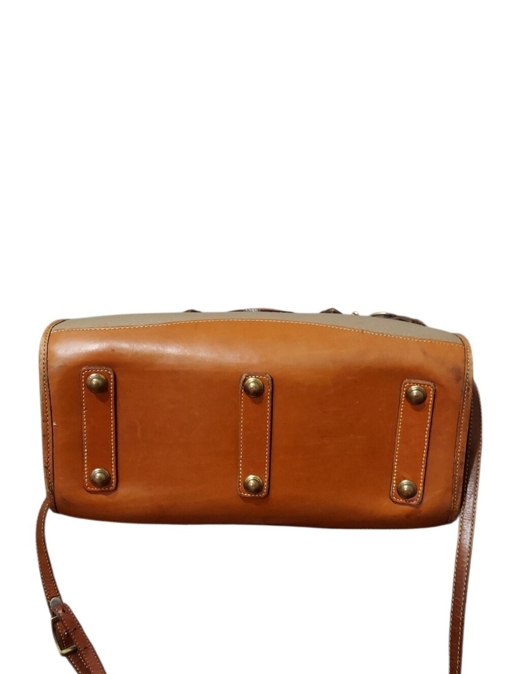 Dooney & Boutke Vintage All Weather Leather Satchel With Shoulder Strap - Picture 9 of 13